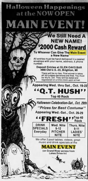 Main Event - Oct 1983 Ad